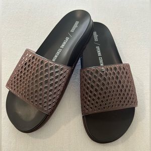 Melissa Opening Ceremony Flipp Smoke Mesh brown
